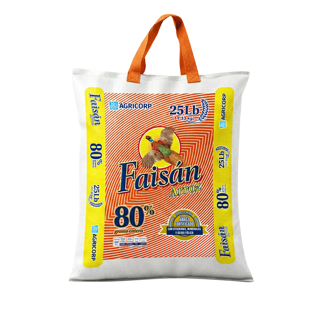 ARROZ FAISÁN 80% 25lb