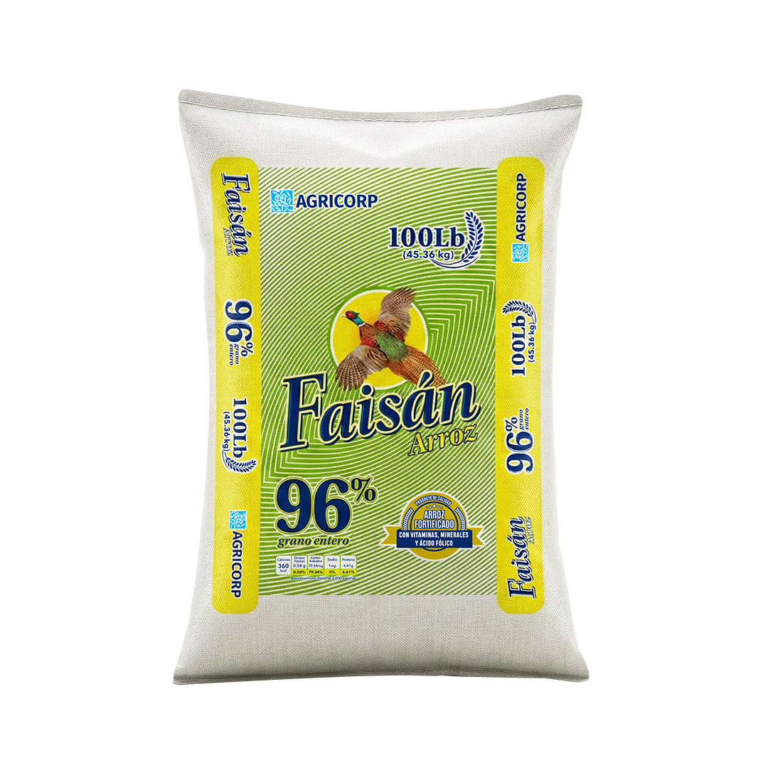 ARROZ FAISÁN 96% 100lb