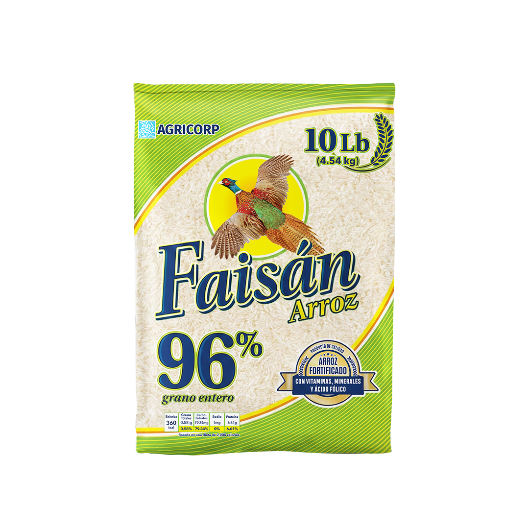 ARROZ FAISÁN 96% 10lb