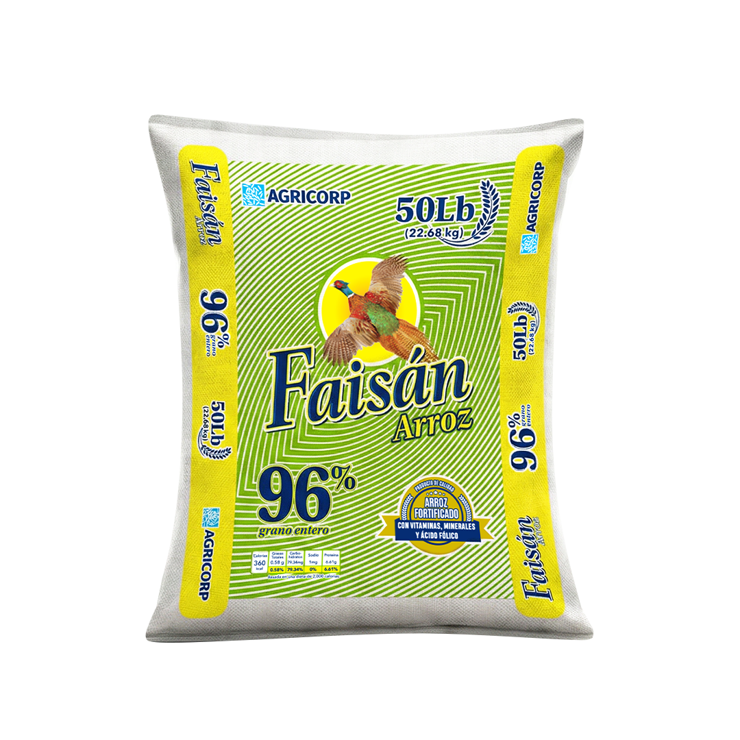 ARROZ FAISÁN 96% 50lb